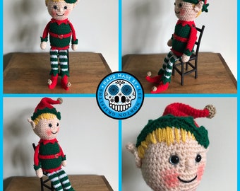 Amigurumi Christmas Elf Pattern, Crochet Christmas Elf pattern, Christmas Elf Pattern, Elf Pattern