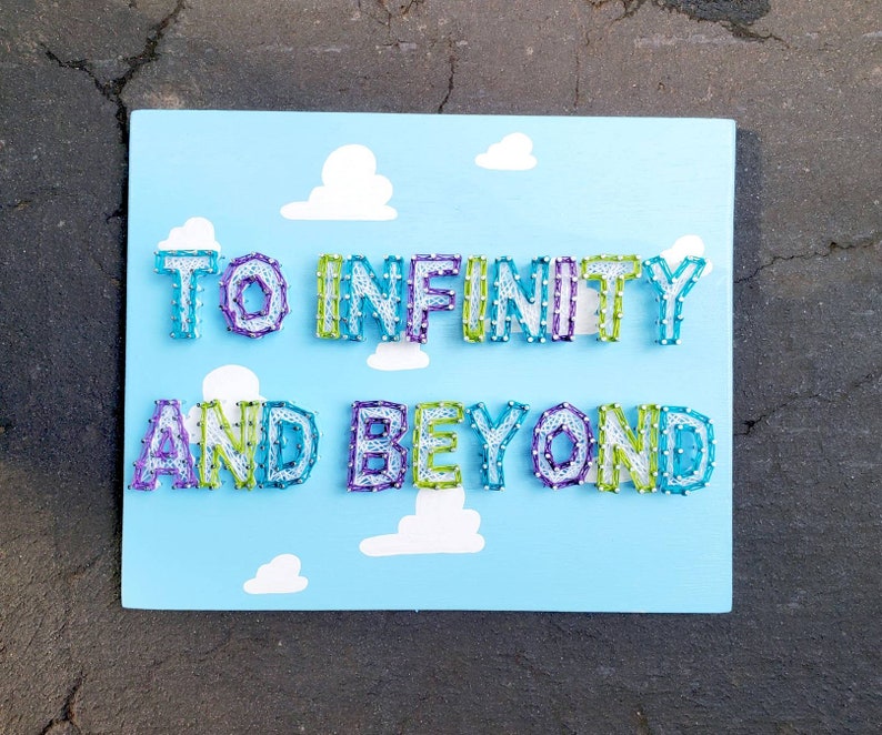 To Infinity And Beyond Andy S Room String Art