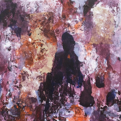 COLLAGEN, duo, MINDFULNESS I and II, Mindfulness, Painting shops Originals, Art, Art