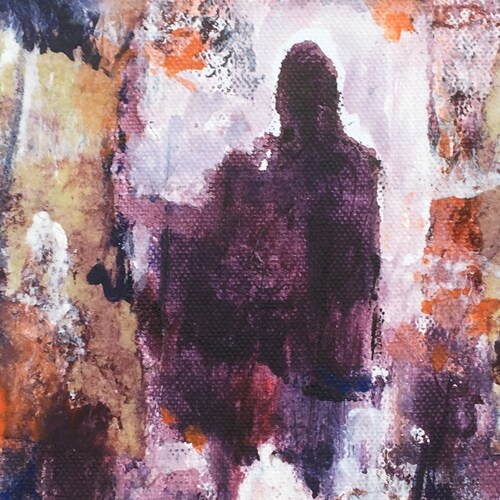 COLLAGEN, duo, MINDFULNESS I and II, Mindfulness, Painting shops Originals, Art, Art