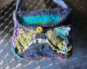 Bag,boho,one planet, AUTOUR DE la LUNE,sustainable,fairytale design,unique handmade, upcycling patchwork, wool, felt, slow fashion