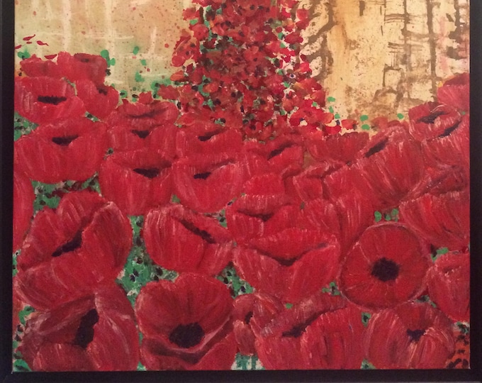 Sunny Day in London - Paul Cummins' Poppies outside the Tower