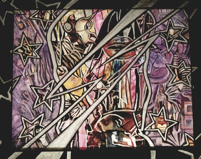 Original Musician Art - Ziggy Star - David Bowie