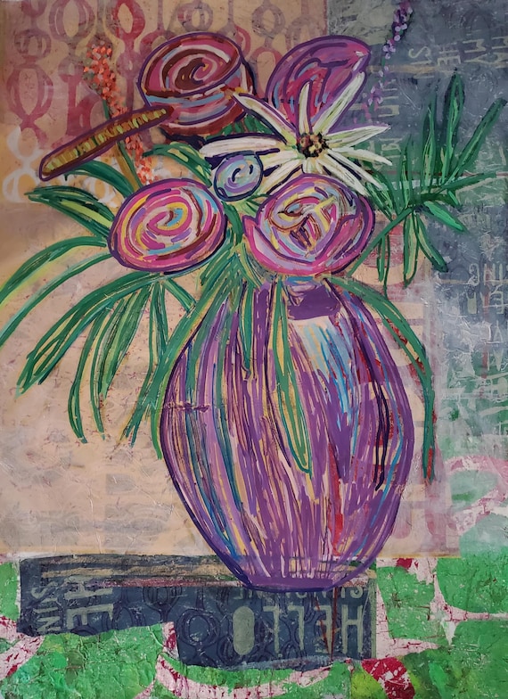 Un jarrón de flores