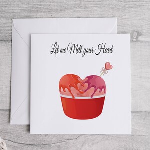 Faites fondre mon coeur drôle carte de Zazzle.be Liste d'envies Vous avez des idées ? de crème glacée de petite amie | Carte de comédie de femme | Jeu de mots petit ami | Carte blague mari
