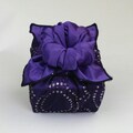 Reusable Fabric Gift Wrap - Silver Ring Series