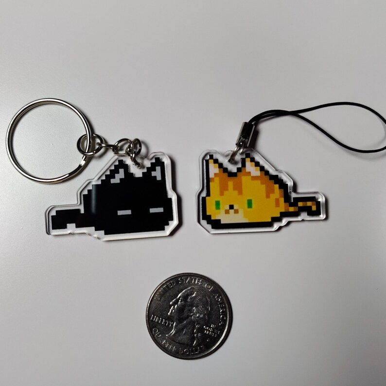 OMORI SECONDS QUALITY Mewo Orange Cat Keychain / Etsy