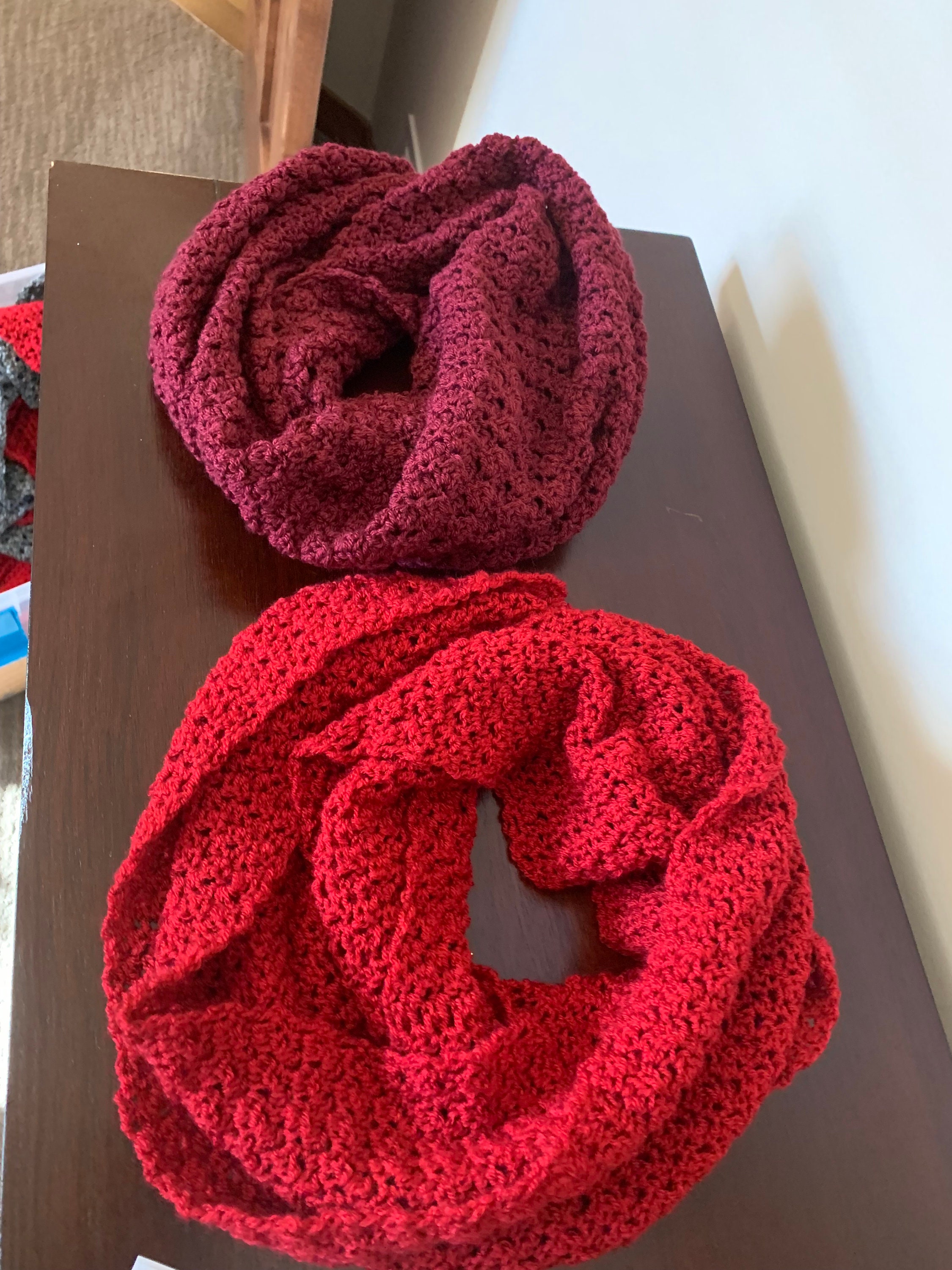 Silky Shell Crochet Infinity Scarf Pattern (PDF Download) - Etsy