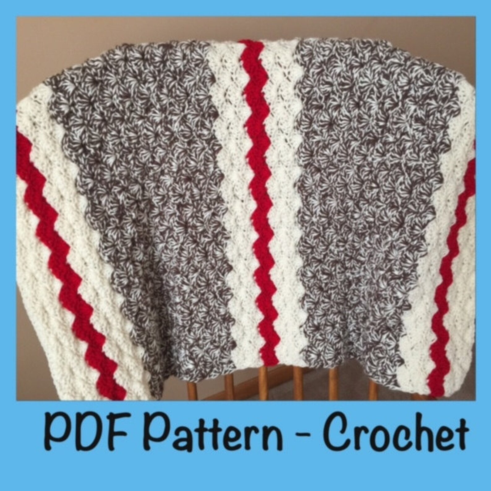 Crochet Pattern Sock Monkey Baby Blanket Sock Monkey Crochet Pattern Baby Blanket Crochet Pattern Etsy Canada