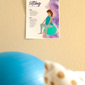 Labor Positions – Full Page Printable Files – Childbirth Education Tool ...