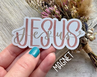 Jesus Magnet | Fridge Magnet | Christian Magnets | Religious Magnet | Magnets | Small Magnets | Magnet for Fridge | Dorm Decor Ideas