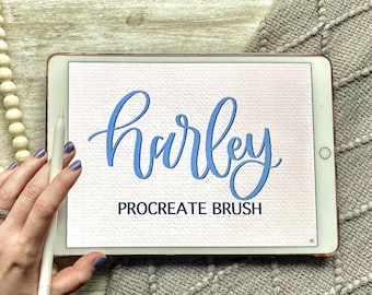 Harley Procreate Brush | Procreate Calligraphy Brush | Instant Download Procreate Brush | Procreate Tools | Procreate Brush Pen