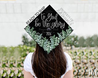 READY TO SHIP Christian Graduation Cap Topper