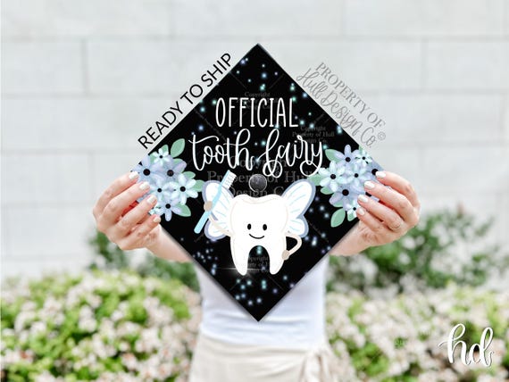 READY TO SHIP Dental Hygiene Graduation Cap Topper - Etsy