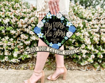 Custom "The Emily" Nurse Graduation Cap Topper