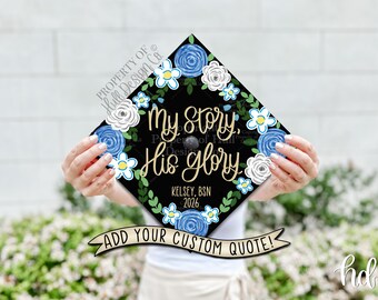 Custom "The Emily" Graduation Cap Topper