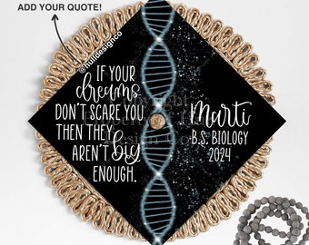 Custom "Biology Business" Graduation Cap Topper, Biology Major Graduation Cap, Grad Cap Custom, Custom Grad Cap, Biology Graduate