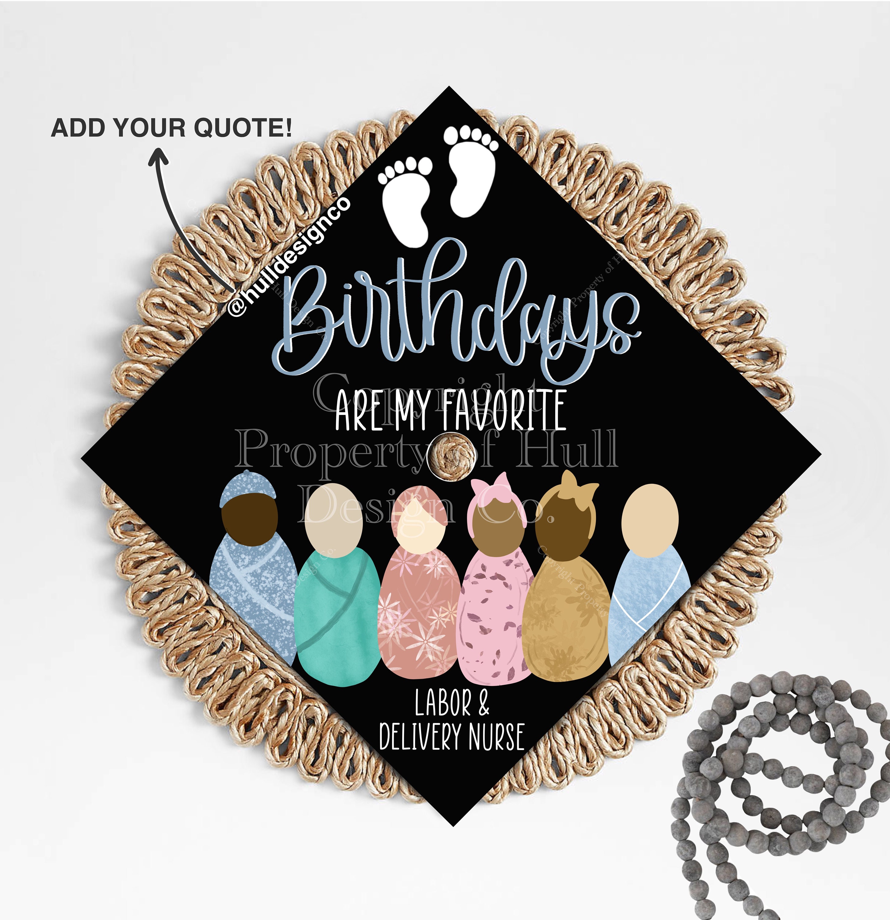 Custom birthday Babies Graduation Cap Topper, Nursing Graduation Cap, Grad  Cap Custom, Labor and Delivery Nurse, NICU Nurse, Nurse Gift - Etsy
