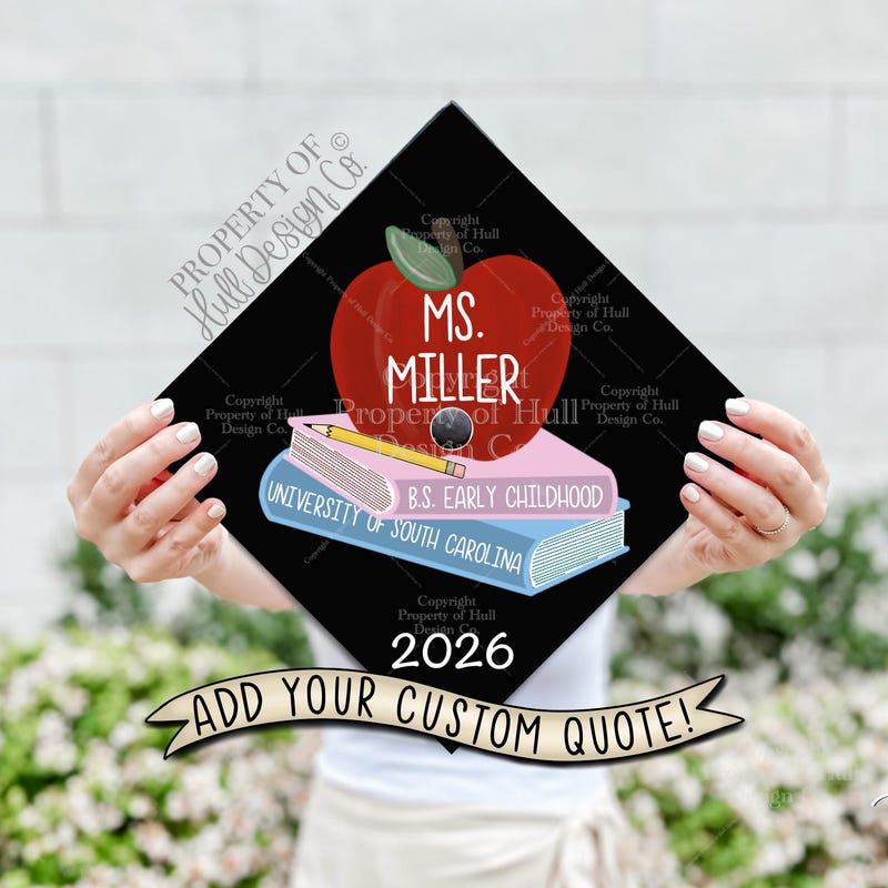Teach Grad Cap Custom - Etsy