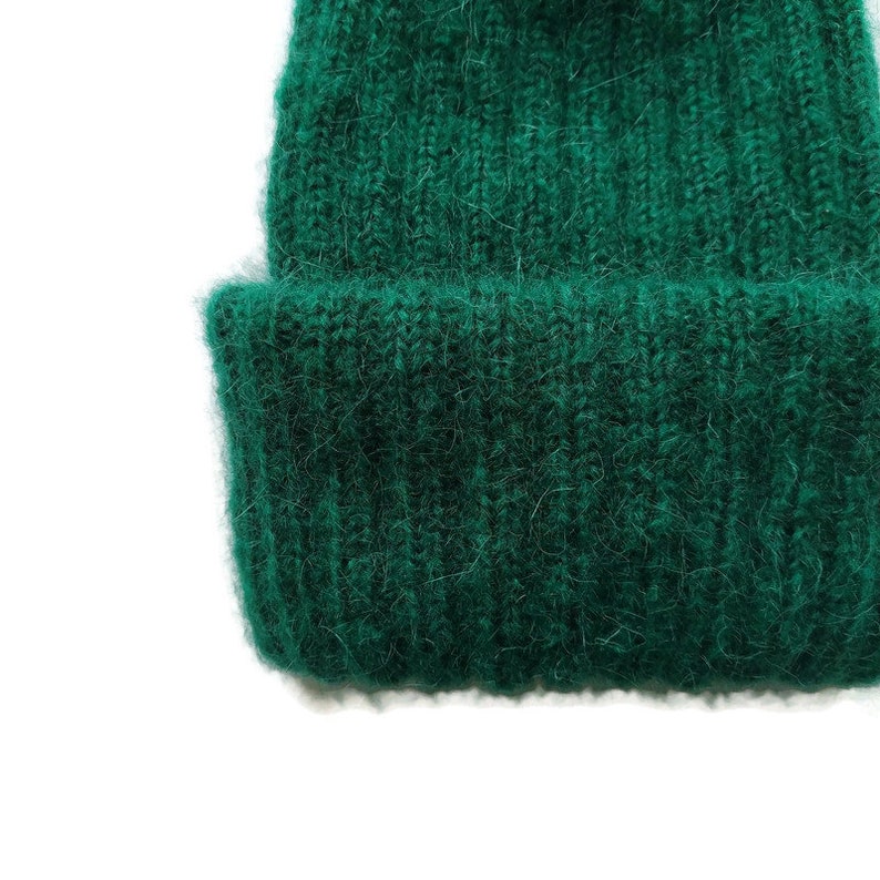 Winter hats women Women hats Knit hat Hand made knitted hats Soft knit hat Ribbed beanie Knitted hats for women Green hat Homemade