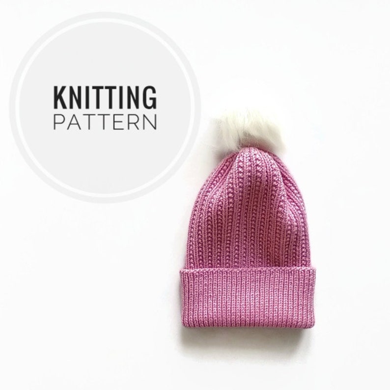 Knitting PATTERN modern women hat Knitting instruction beanie Knitting tutorial Instant Download PDF Easy Knit Pattern knitted cap