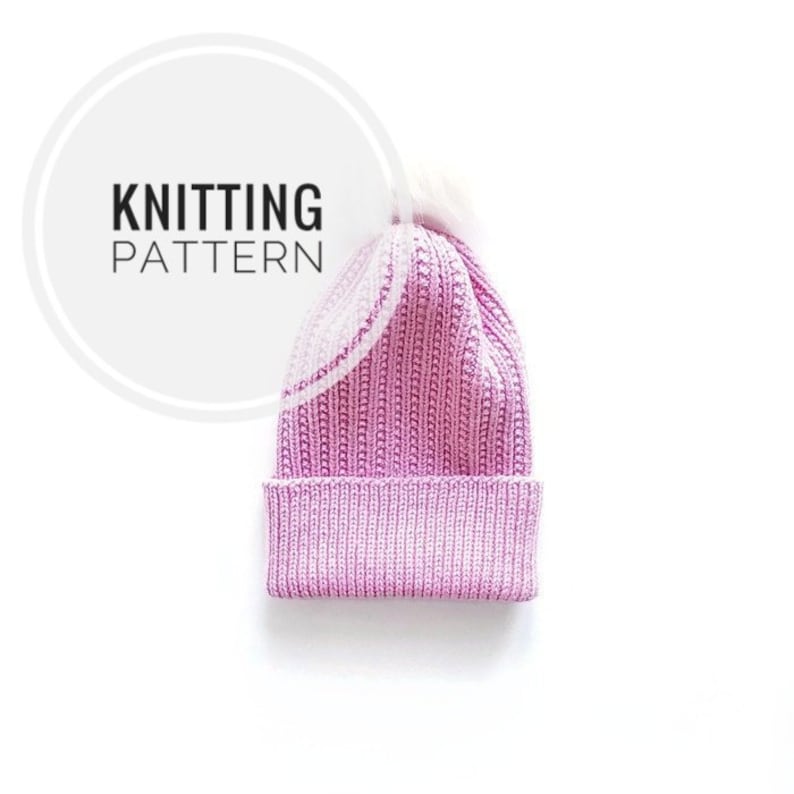 Knitting PATTERN modern women hat Knitting instruction beanie Knitting tutorial Instant Download PDF Easy Knit Pattern knitted cap