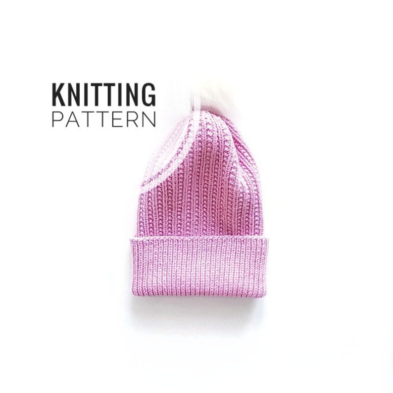 Knitting PATTERN modern women hat Knitting instruction beanie Knitting tutorial Instant Download PDF Easy Knit Pattern knitted cap