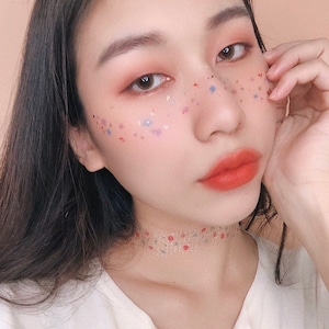 Flower Freckles Temporary Tattoo