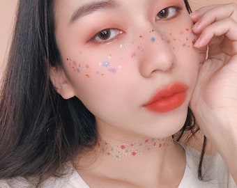 Flower Freckles Temporary Tattoo