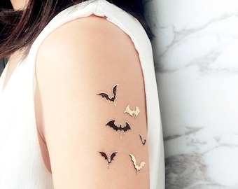 Halloween Bat Temporary Tattoo by PAPERSELF