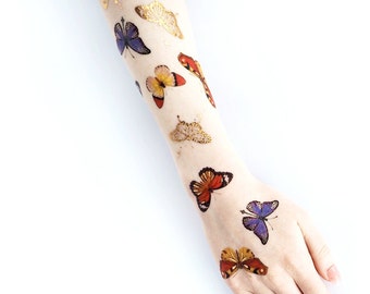 Butterflies Metallic Temporary Tattoo Butterfly