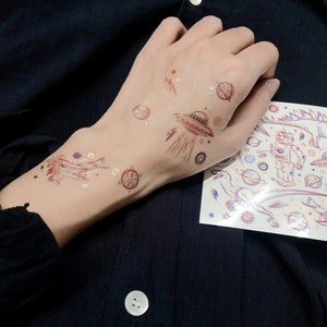 3D world Temporary Tattoo