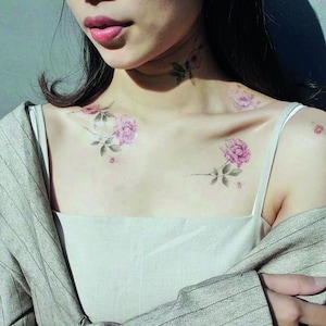 Bees Garden Temporary Tattoo