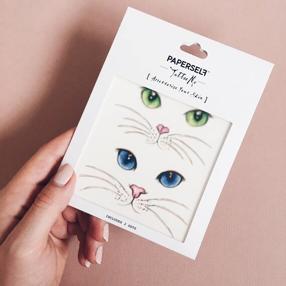 Chat Yeux Tatouage Temporaire Par Paperself Etsy Chat Yeux Tatouage Temporaire Par Paperself Etsy