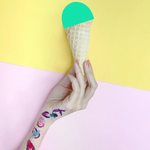 Salute to Surrealism Temporary Tattoo