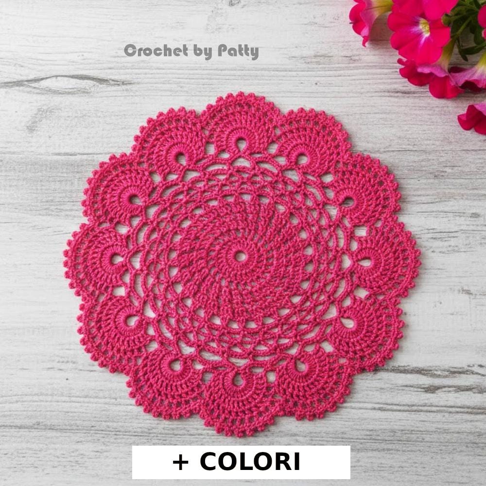 Napperon Rond Au Crochet Explication Et Schema