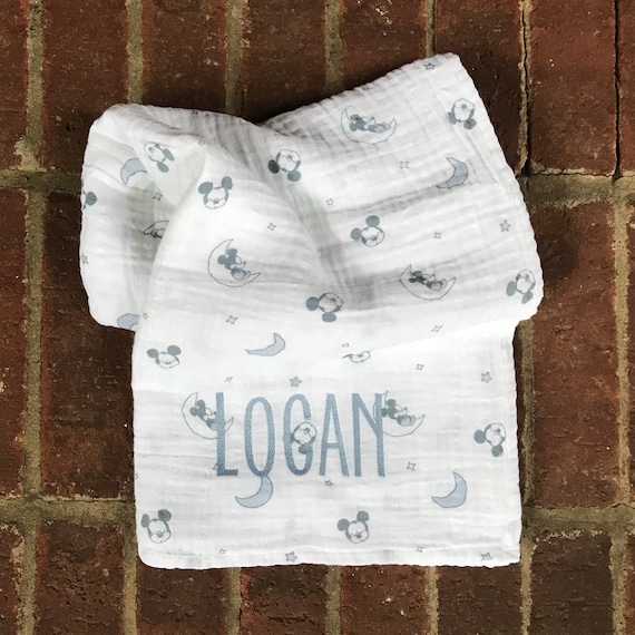 mickey mouse muslin blanket