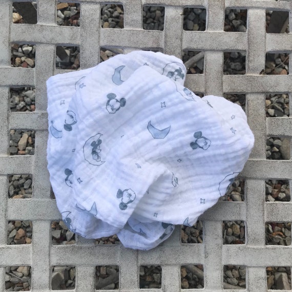 mini muslin blanket
