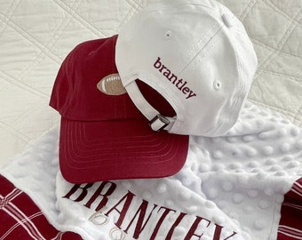 Infant Youth Adult Baseball Cap-Embroidered-Personalized-Baby-Toddler-Mom Hats-Sports-Dance-Football-Basketball-Soccer-Fishing-Golf-Bike