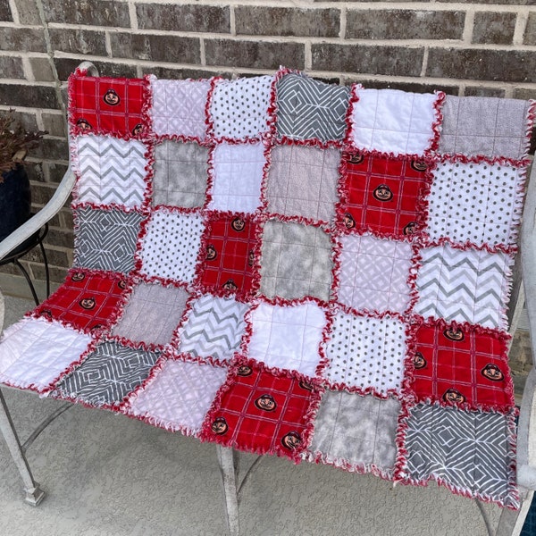 Ohio Stadium Blanket Etsy