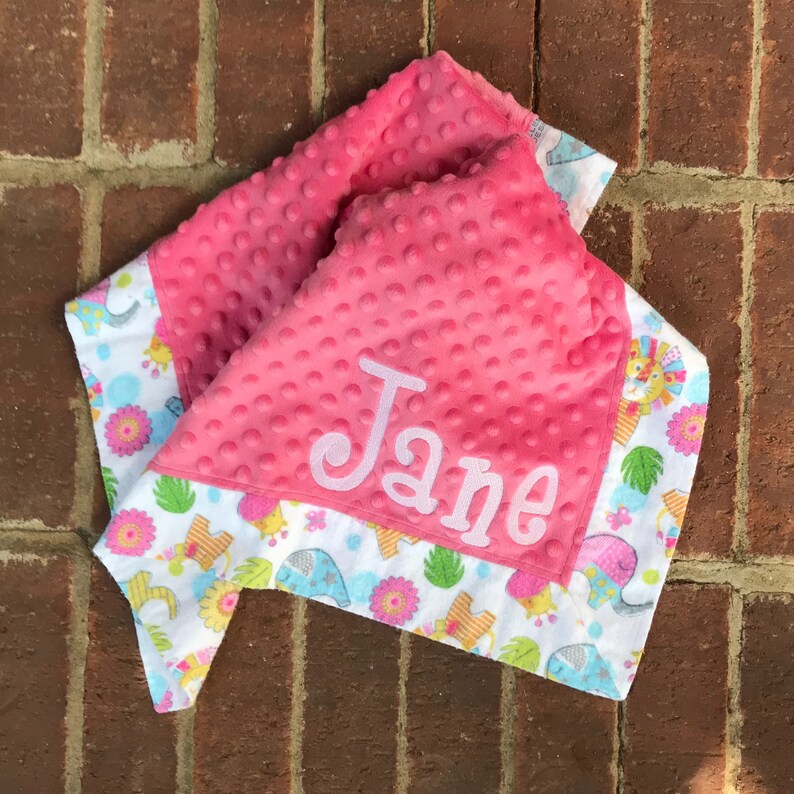 Personalized Baby Blanket2 SizesReceiving BlanketDoll Etsy