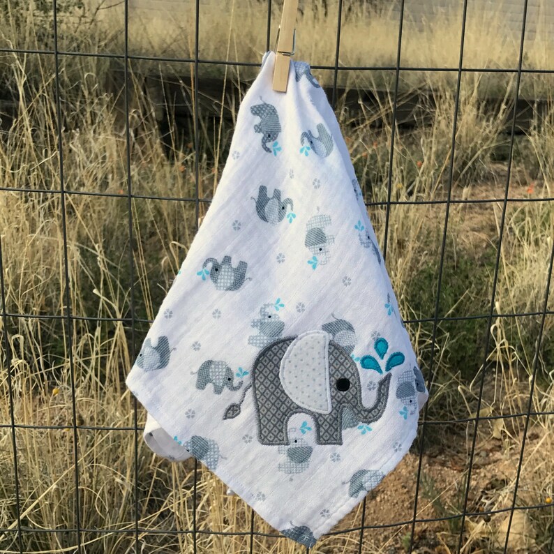 mini muslin blanket