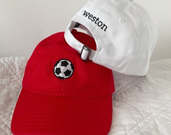 Infant and Youth Baseball Cap-Embroidered-Personalized-Baby Hats-Toddler Hats-Sports-Dance-Football-Basketball-Soccer-Fishing-Golf-Bike