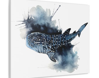 Whale Shark Watercolor Fine Art Print