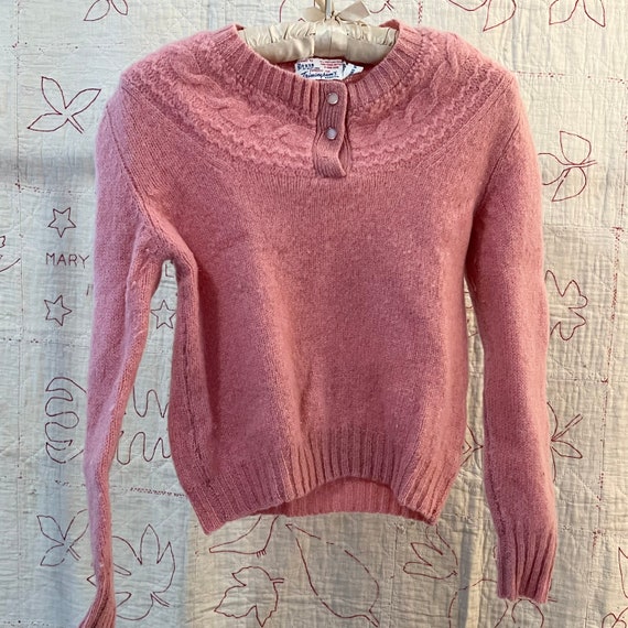 1950s Bubblegum Pink Sweater