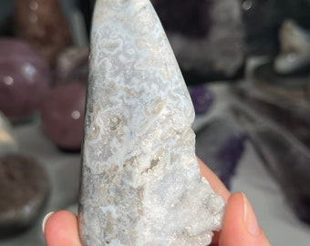 Druzy Blue Chalcedony Freeform