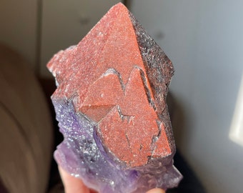 Huge 1.56 lb Auralite 23 Crystal with Huge Record Keepers