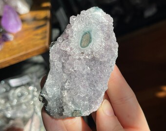 Polished Amethyst Stalatite - Lavender and Blue