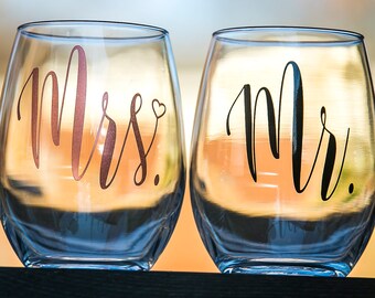 Wedding Glassware Etsy