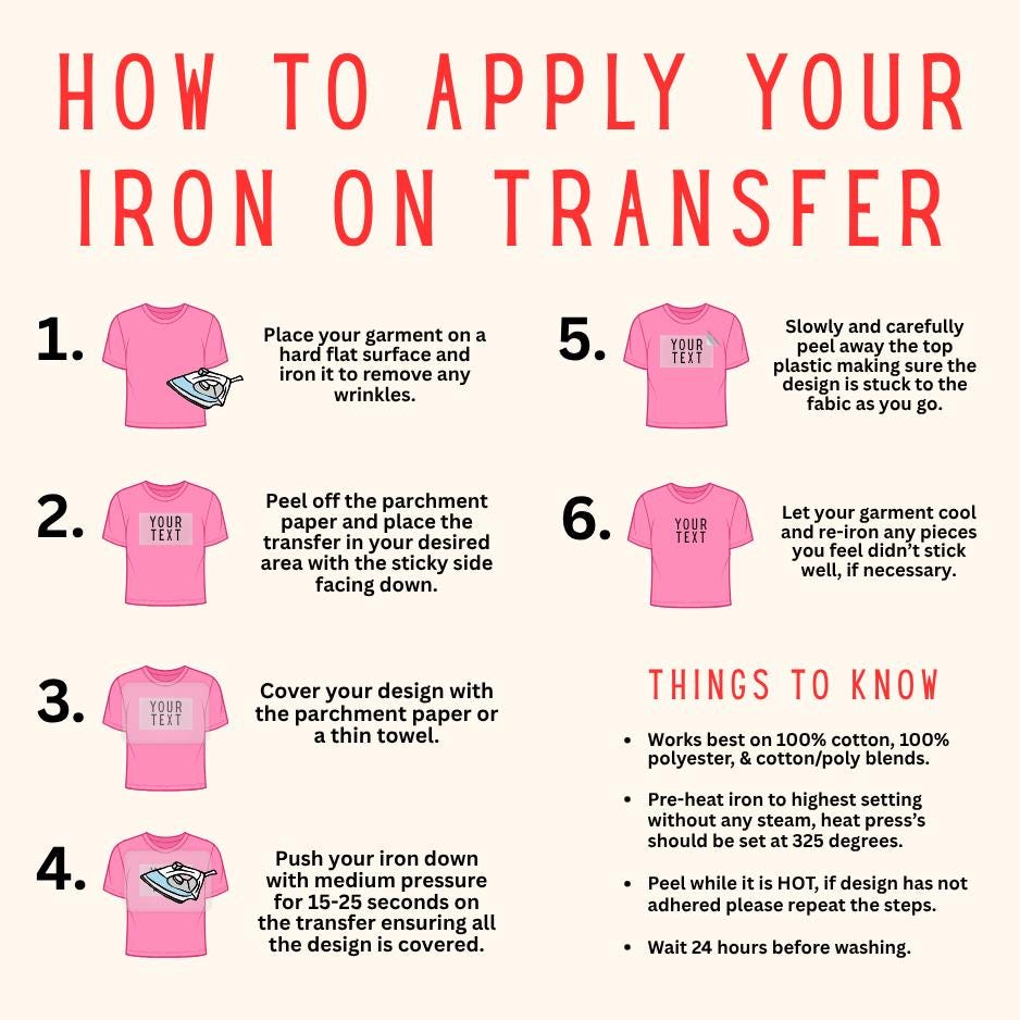 Custom Text Iron on Transfer | HTV Decals | T-shirt Prints | Custom ...